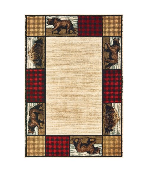 Woodlands Area Rug Oriental Weavers Area Rug Woodlands 9603C Ivory 9'10" X 12'10"
