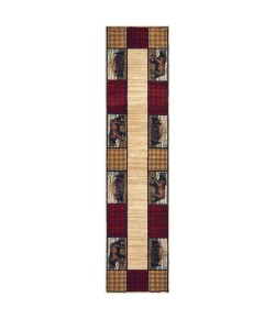 Oriental Weavers Woodlands 9603C Ivory/ Multi Area Rug 3 ft. 10 in. X 5 ft. 5 in. Rectangle