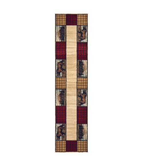 Woodlands Area Rug Oriental Weavers Area Rug Woodlands 9603C Ivory 9'10" X 12'10"