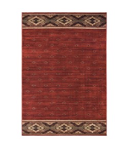 Oriental Weavers Woodlands 9652C Red/ Gold Area Rug 3 ft. 10 in. X 5 ft. 5 in. Rectangle
