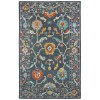 Oriental Weavers Zahra 75501 Blue/ Gold Area Rug 3 ft. 6 in. X 5 ft. 6 in. Rectangle