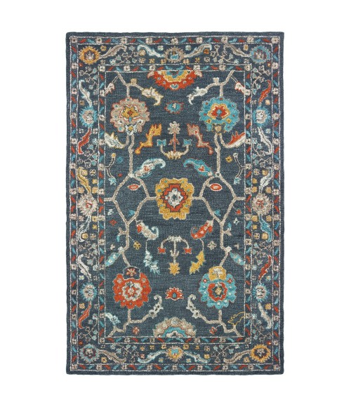 Oriental Weavers Area Rug Zahra 75501 Blue 10' X 13'