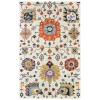 Oriental Weavers Zahra 75502 Ivory/ Orange Area Rug 3 ft. 6 in. X 5 ft. 6 in. Rectangle