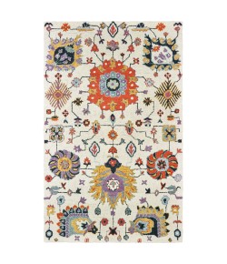 Oriental Weavers Zahra 75502 Ivory/ Orange Area Rug 3 ft. 6 in. X 5 ft. 6 in. Rectangle