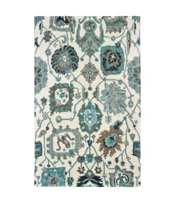 Oriental Weavers Zahra 75503 Ivory/ Blue Area Rug 3 ft. 6 in. X 5 ft. 6 in. Rectangle