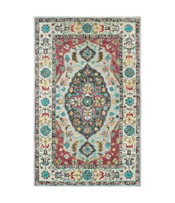 Oriental Weavers Zahra 75504 Grey/ Pink Area Rug 10 ft. X 13 ft. Rectangle