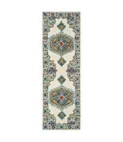Oriental Weavers Zahra 75505 Ivory/ Grey Area Rug 2 ft. 6 in. X 8 ft. Runner
