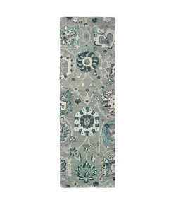 Oriental Weavers Zahra 75508 Grey/ Blue Area Rug 10 ft. X 13 ft. Rectangle