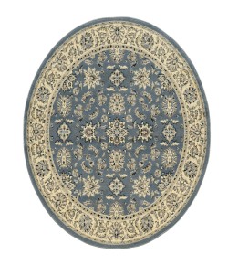 Radici Alba 1592/1405/Greyblue 5'3 Round Area Rug