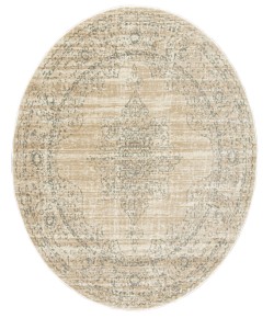 Radici Colosseo 3563/0024/Bone 5'3 Round Area Rug