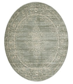 Radici Colosseo 3563/0054/Green 5'3 Round Area Rug