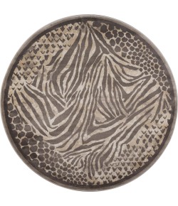 Radici USA Garda 3808/0014 Brown Rug 5 ft. 3 Round