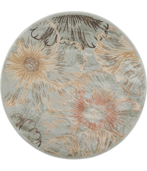 Garda Radici USA 3809/0010/BLUE Area Rug