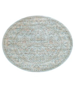 Radici USA Seriate 502/2004/Ltblue 5'3 Round Rug