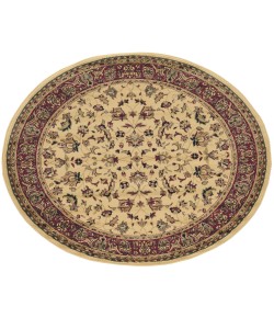 Radici Castello 953/1326/Ivory 5'3 Round Area Rug