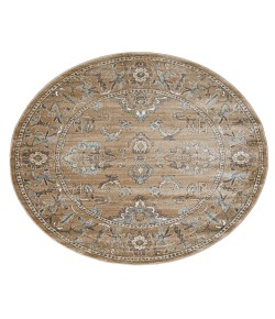 Radici Colosseo 3562/0014/Beige 5'3 Round Area Rug