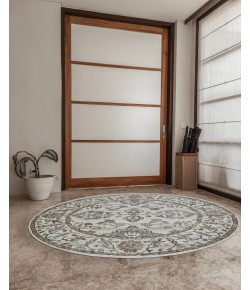 Radici Colosseo 3562/0024/Bone 5'3 Round Area Rug