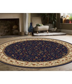 Radici Como 1593/1176/Navy 5'3 Round Area Rug