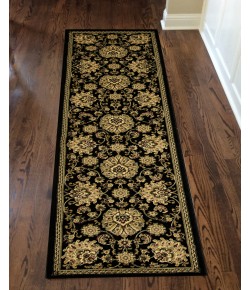 Radici Castello 450/2254/Black 2'2 X 7'7 Runner Area Rug