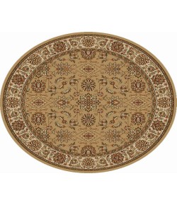 Radici Como 1592/1075/Beige 5'3 Round Area Rug