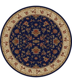 Radici USA Como 1597/1455/Navy 5'3 Round Rug