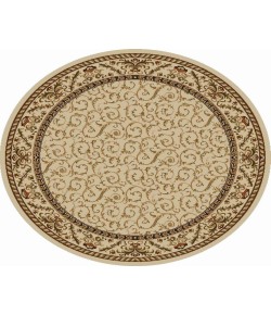 Radici Como 1599/1545/Ivory 5'3 Round Area Rug