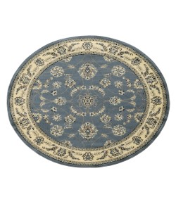 Radici Alba 1596/5025/Greyblue 5'3 Round Area Rug