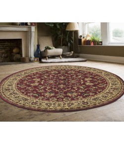 Radici Castello 953/1316/Burgundy 5'3 Round Area Rug