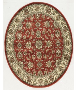 Radici Como 1592/1045/Brick 5'3 Round Area Rug