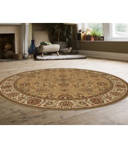 Radici Como 1592/1075/Beige 5'3 Round Area Rug