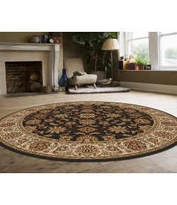 Radici Como 1592/1025/Brown 5'3 Round Area Rug