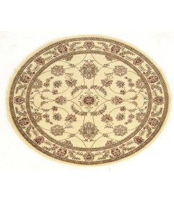 Radici Como 1596/1345/Ivory 5'3 Round Area Rug