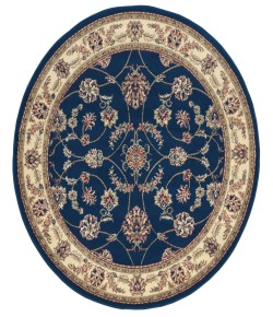 Radici Como 1596/1355/Navy 5'3 Round Area Rug