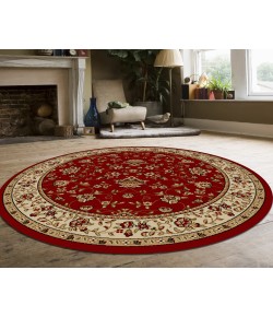 Radici Como 1597/1435/Red 5'3 Round Area Rug