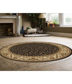 Radici Como 1599/1525/Brown 5'3 Round Area Rug