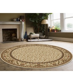 Radici Como 1599/1545/Ivory 5'3 Round Area Rug