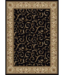 Radici USA Como 1599/1512 Black Area Rug 7 ft. 9 X 11 ft. Rectangle