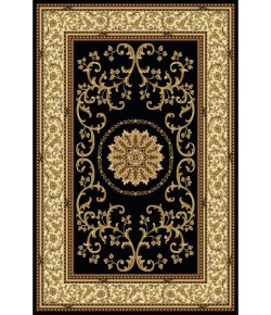 Radici USA Noble 1419/1325 Black Area Rug 9 ft. 10 X 12 ft. 10 Rectangle