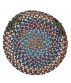 Rhody Astoria Greengrass AS22 15 in. X 15 in. Chair Pad Braided Rug