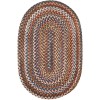 Rhody Astoria Walnut AS32 7 ft. X 9 ft. Oval Braided Rug