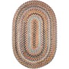 Rhody Astoria Wheat Field AS52 7 ft. X 9 ft. Oval Braided Rug