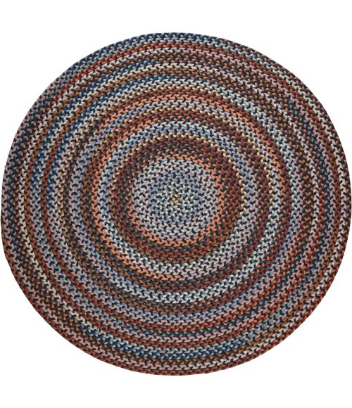 Rhody Astoria Black Rock AS82 4 ft. X 4 ft. Round Rug