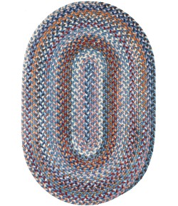 Rhody Astoria Blue Dragon AS92 5 ft. X 8 ft. Oval Braided Rug