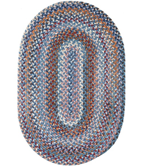 Rhody Astoria Blue Dragon AS92 5 ft. X 8 ft. Oval Rug