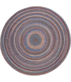 Rhody Astoria Blue Dragon AS92 4 ft. X 4 ft. Round Braided Rug