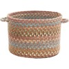 Rhody Bar Harbor Mocha BH37 10 in. X 8 in. Basket Braided Rug