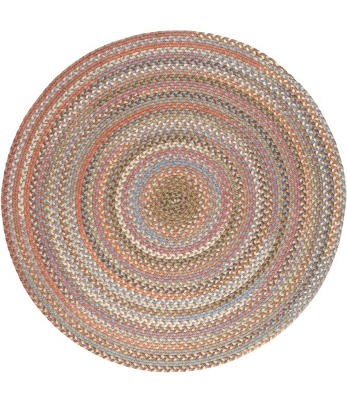 Rhody Bar Harbor Mocha BH37 4 ft. X 4 ft. Round Rug