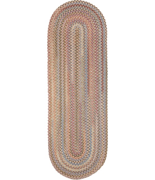 Rhody Bar Harbor Butterfield BH57 2 ft. X 8 ft. Oval Runner Rug