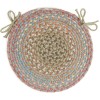 Rhody Bar Harbor Seaweed BH67 15 in. X 15 in. Chair Pad Set-of-4 Braided Rug