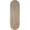 Rhody Bar Harbor Seaweed BH67 2 ft. X 10 ft. Oval Runner Braided Rug